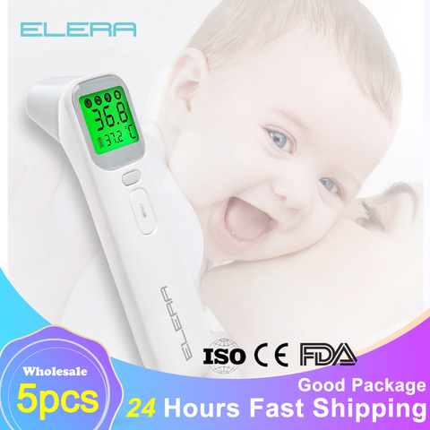 Termómetro infrarrojo Digital LCD para bebé, medición corporal sin contacto, venta al por mayor, fiebre del cuerpo de adulto, termómetro para niños, envío directo ► Foto 1/6