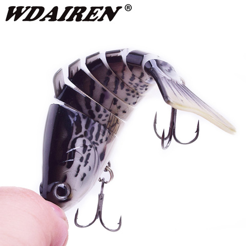 Señuelo de pesca que se hunde, Wobblers, Crankbaits, señuelo duro, Lucio, Swimbait, cebo Artificial, aparejos de pesca de lubina, trucha, 1 Uds. ► Foto 1/6