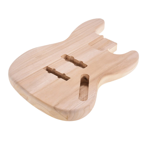 Cuerpo de guitarra de bajo eléctrico sin terminar, cuerpo de madera de Bajo Sycamore para JB, regalo conveniente para los amantes de la guitarra ► Foto 1/6