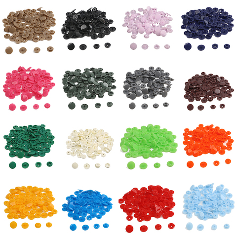 20Sets Mix 36 colores Botón de 12mm redondo 10,5mm Flatback cubierta de sujetadores de botón para prenda decorativa suministros de ropa ► Foto 1/6