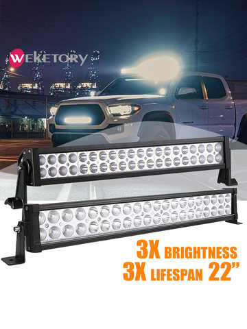 Barra de luz LED de trabajo de 22 pulgadas, faro antiniebla de 120W para trabajo, conducción, barco, coche, camión, 4x4, SUV, ATV, todoterreno ► Foto 1/6