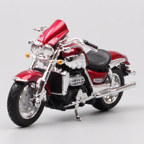 Bburago Triumph Rocket 3, Trident cruiser, moto rcycle, Diecast y vehículos de juguete, tour de bicicleta, bicicleta de carretera, moto, niños, 1/18 ► Foto 1/6