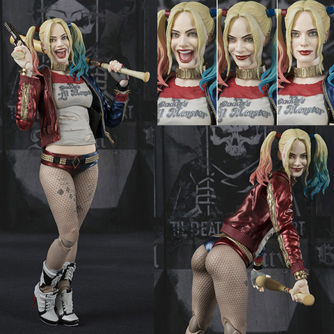 DC Suicide Squad SHF Harley Quinn figura de acción modelo juguetes muñeca para regalo ► Foto 1/6