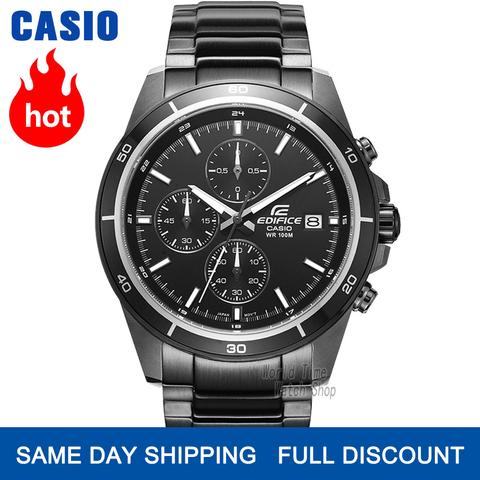 Reloj Casio edificio de los hombres de cuarzo reloj deportivo momento impermeable coche de carreras puntero ver EFR-526 ► Foto 1/5