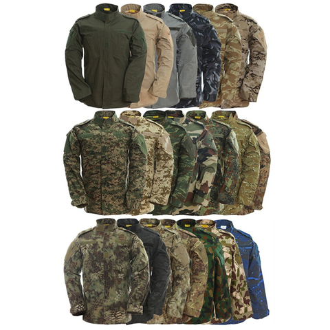 Usmc-uniforme militar de las Fuerzas Especiales del Ejército de camuflaje para hombre, camisa de combate, de Trabajo Ropa, ropa táctica de talla grande, conjunto de pantalón, 9 colores ► Foto 1/6