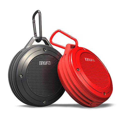 MIFA F10 Al Aire Libre Altavoz Portátil Inalámbrico Bluetooth 4.0 Estéreo Incorporado mic Choque Resistencia IPX6 Impermeable con Altavoz de Graves ► Foto 1/6