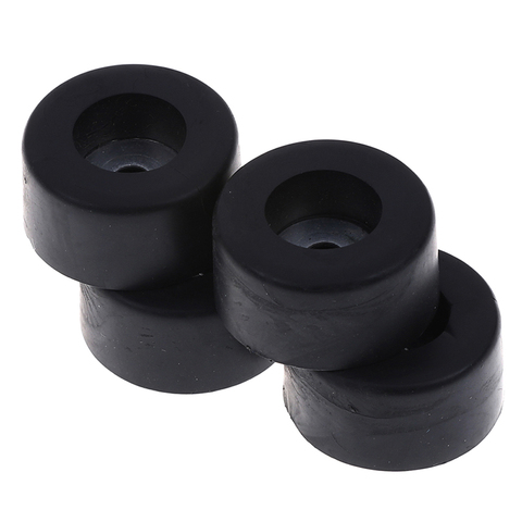 Base de amortiguación de pies de goma para altavoces, funda grande negra duradera de 38mm x 19mm, 4 Uds. ► Foto 1/6