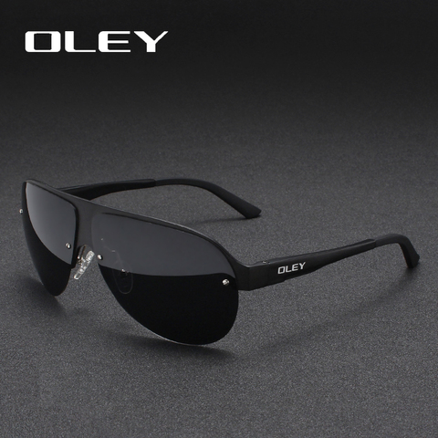 OLEY-gafas de sol polarizadas clásicas para hombre, lentes de diseñador de marca, UV400 Y7061, con logotipo personalizado ► Foto 1/6