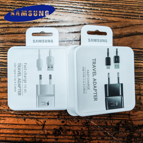 Adaptador de corriente de carga rápida para móvil, Cable de carga rápida tipo C para Samsung S8, S9, S10 Plus, 9V, 1.67A, para Galaxy A40, A50, A70, A60, A80, note 10, 8, 9 ► Foto 1/6