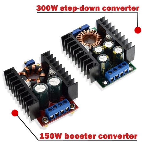 Uds DC 9A 300W 150W convertidor Buck de reducción 5-40V a 1,2-35V módulo de potencia XL4016 ► Foto 1/5