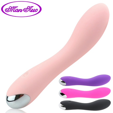 Vibrador para mujer, resistente al agua, para punto G, juguetes eróticos femeninos, vibración potente, recargable, masajeador personal, fácil e ideal inserción ► Foto 1/6