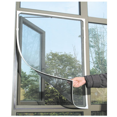 Ventana magnética ajustable para ventana magnética, mosquitera Invisible lavable, extraíble ► Foto 1/6