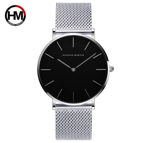 Relojes hombres Japón movimiento de cuarzo Causal Simple de moda superior de Acero Inoxidable marca impermeable Simple hombres deportes Relojes ► Foto 1/6