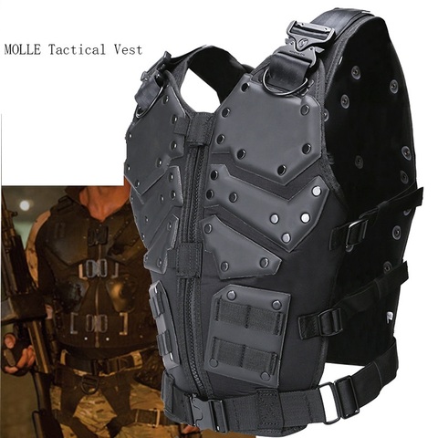 Nuevo chaleco táctico Multi-funcional táctico cuerpo armadura al aire libre Airsoft Paintball entrenamiento CS equipo de protección chalecos Molle ► Foto 1/5