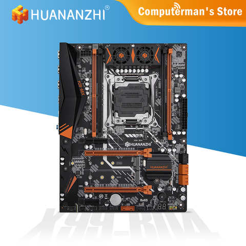 HUANANZHI-placa base X99 BD4 X99 Intel XEON E5 LGA2011-3 todas las Series DDR4 RECC, memoria no ECC, compatible con NVME NGFF ► Foto 1/1