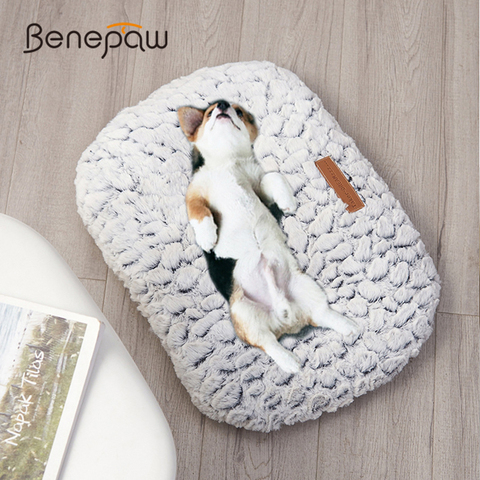 Beneopaw-cama cálida para perros y gatos, cojín suave y cómodo de felpa gruesa antideslizante para mascotas pequeñas, medianas y grandes, Otoño e Invierno ► Foto 1/6