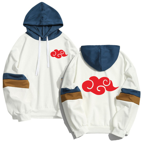 Sudadera con capucha de NARUTO Akatsuki Nuage para hombre y mujer, ropa de calle de Anime japonés, ropa de retales Harajuku, primavera y verano, 2022 ► Foto 1/6