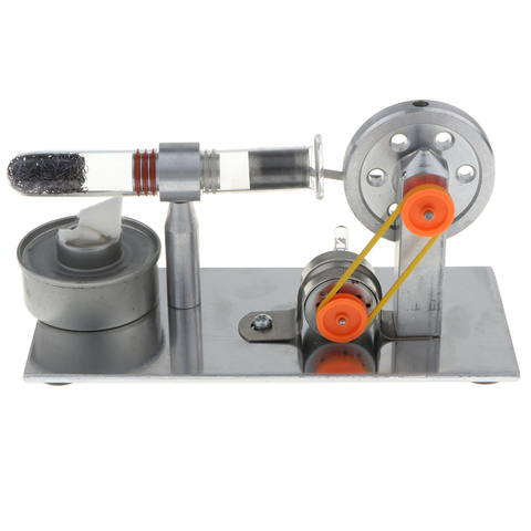 Motor Stirling (volante colorido LED) -conversión de energía térmica a energía eléctrica ► Foto 1/6