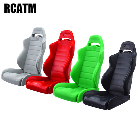 Asiento de conducción de plástico para coche trepador de control remoto Axial SCX10 Wraith TRX4 D90 D110 RC, camión de campo corto, camión monstruo, 1/10 ► Foto 1/6