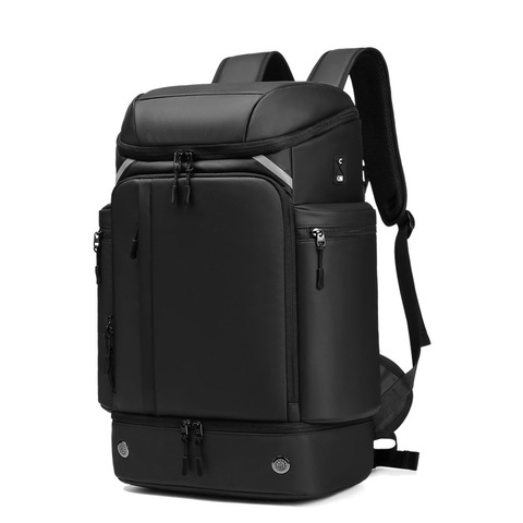 Mochila de Montañismo para hombre, morral de gran capacidad para ordenador portátil, antirrobo, de viaje, con carga USB, para negocios, bolso para zapatos ► Foto 1/6