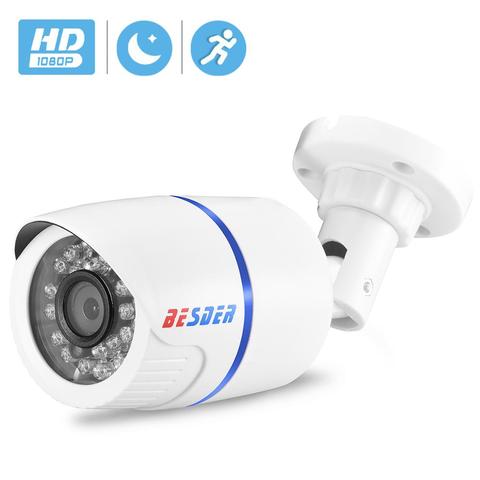 BESDER 1080/720 p Full HD IP Cámara bala impermeable al aire libre cámara de seguridad de ONVIF vmeyesuper de visión nocturna 20 m detección de movimiento RTSP P2P ► Foto 1/6