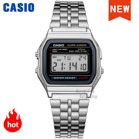 2022 Casio Reloj de oro para hombre Colección de lujo Marca LED Digital 30M Cuarzo resistente al agua Militar Deporte Alarma Cronógrafo Cronógrafo Reloj de pulsera de acero inoxidable  relogio masculino men watch A168 ► Foto 1/5