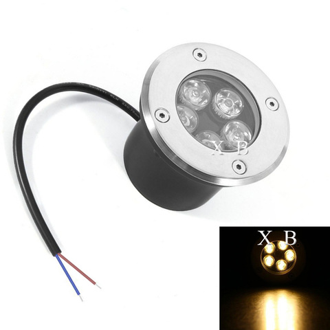 Luz LED subterránea de 3W 5W 10W suelo impermeable lámpara terreno de exterior punto paisaje jardín camino enterrado patio 85-265V DC12V IP68 ► Foto 1/6