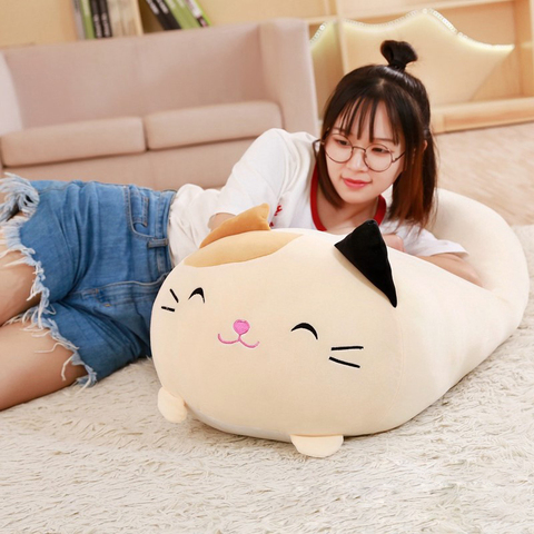 Almohada de felpa de 30cm con viñetas de animales, perro rechoncho, Gato totoro, pingüino, cerdo, Rana, juguete de peluche, pelo bonito, regalo para niños, kawaii ► Foto 1/5