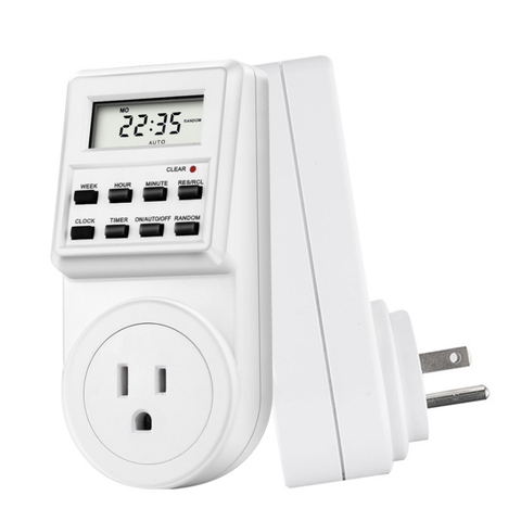 EUPlug-enchufe de pared eléctrico programable, semanal, Digital, temporizador, interruptor de salida, reloj de tiempo, CA de 220V, 110V, UK, US, FR, BR ► Foto 1/6