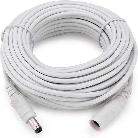 Cable de extensión de adaptador de corriente de 12V CC, Cable de alimentación hembra macho de 5,5x2,1mm, Cable extensible de 1M, 2M, 3M, 5M, 10M para Router de cámara CCTV ► Foto 1/6