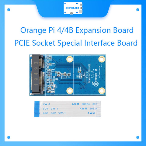 Placa de expansión naranja Pi 4/4B, placa de desarrollo de interfaz especial PCIE Socket ► Foto 1/6