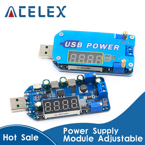 Fuente de alimentación de laboratorio DP2F DC ajustable usb, regulador de voltaje DC 0,5-30V 15W QC2.0 QC3.0 AFC FCP, gatillo de carga rápida ► Foto 1/6