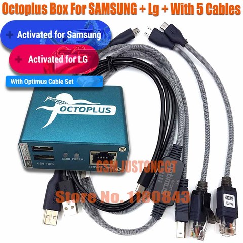 Octopus box/Octoplus-caja para SAMSUNG para Lg, 5 Cables para teléfono móvil, desbloqueo SAM, reparación de Flash, 100% Original, novedad de 2022 ► Foto 1/6