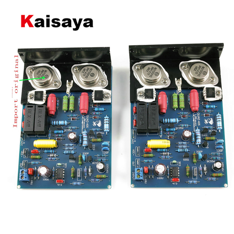 2 uds KITS DIY QUAD405 clon MJ15024 100W 8R amplificador de canal Dual de ángulo de aluminio ► Foto 1/6