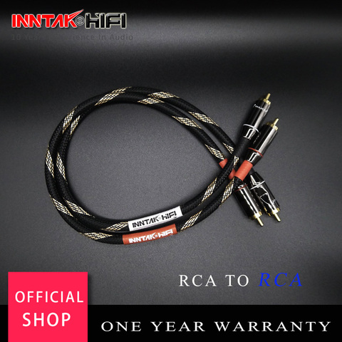 2 unids/par 4N-OFC de Audio profesional de grado Cable RCA/Budweiser RCA macho a RCA de Audio de alta fidelidad, Cable amplificador DAC TV/0,2 M- 5M ► Foto 1/6