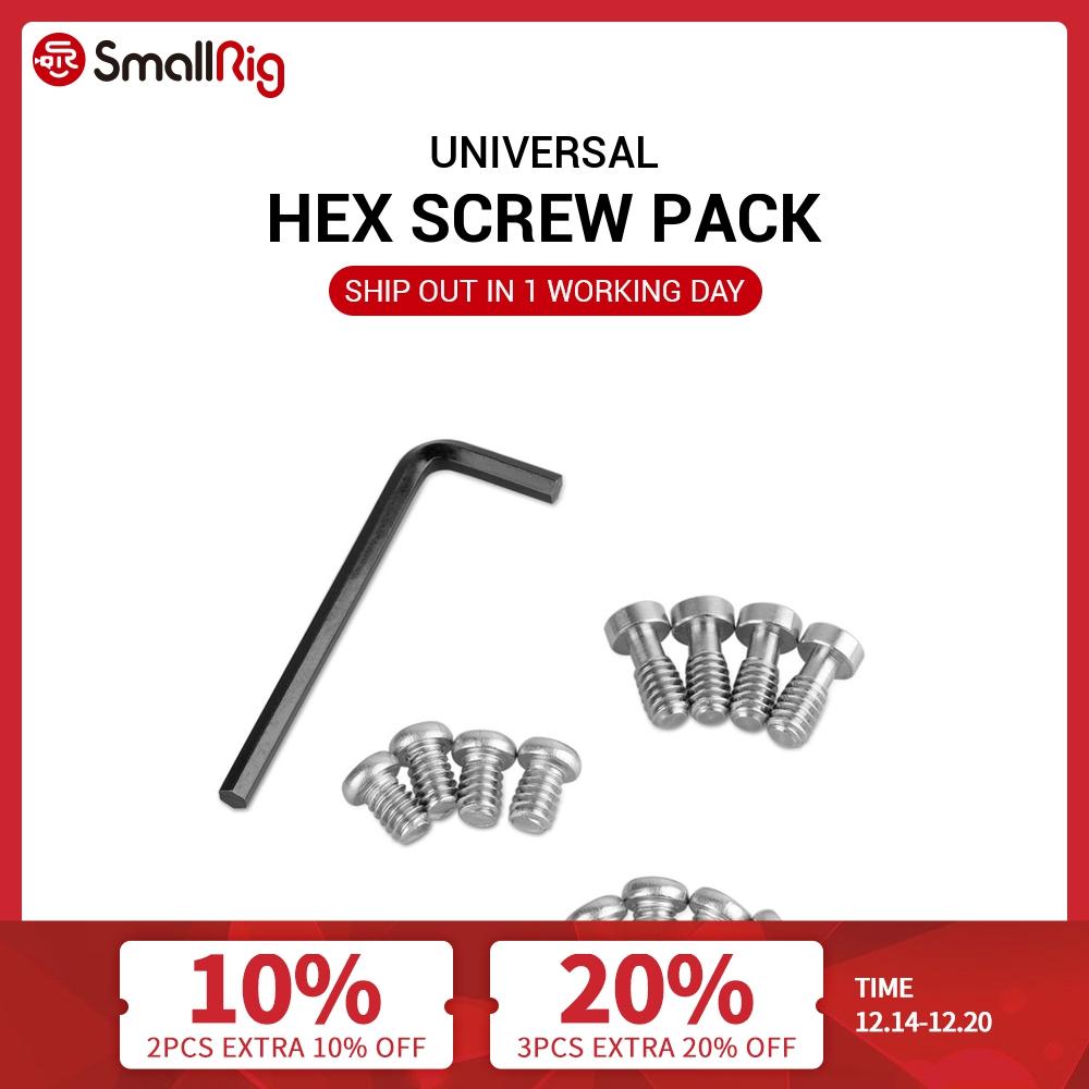 SmallRig tornillo de la Cámara tornillo hexagonal de 1/4 pulgadas 12 piezas Pack para cámara reemplazo de accesorios-1713 ► Foto 1/6