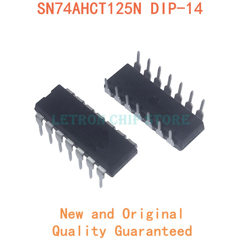 10 Uds SN74AHCT125N DIP14 SN74AHCT125 DIP 74AHCT125N 74AHCT125 DIP-14 nueva y original IC ► Foto 1/1