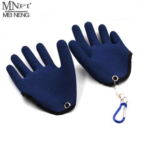 Guantes de pesca MNFT, 1 Uds., antideslizantes, antideslizantes, para proteger a los pescador, guante práctico para pescar, para mano izquierda/derecha ► Foto 1/6