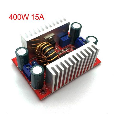 Convertidor de aumento de 15A DC 400W, fuente de alimentación de corriente constante, controlador LED de 8,5-50V a 10-60V, módulo de aumento del cargador de voltaje ► Foto 1/4