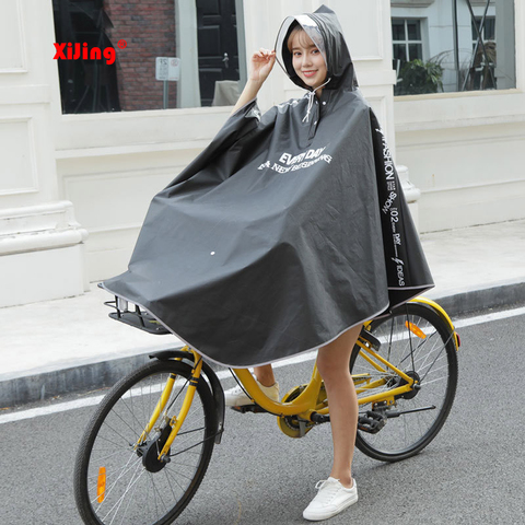 Chubasquero de alta calidad para ciclismo para hombre y mujer, Poncho de lluvia con capucha a prueba de viento, abrigo de lluvia, cubierta de movilidad para patinete ► Foto 1/6