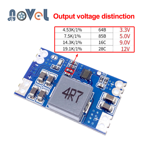 Mini módulo de fuente de alimentación estabilizada, convertidor de DC-DC reductor, regulador de voltaje, salida 560, 3,3 V, 5V, 9V, 12V, 5A, Mini560 ► Foto 1/6