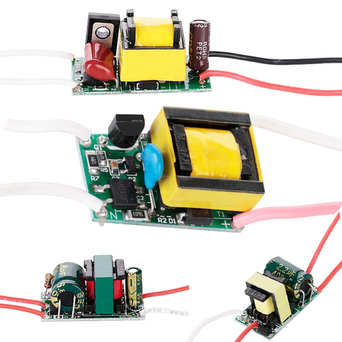 Controlador de corriente constante LED, 3W, 4W, 5W, 7W, entrada de CA 110V, 220V, fuente de alimentación, 200mA, 300MA, transformadores de lámpara de luz regulable ► Foto 1/6