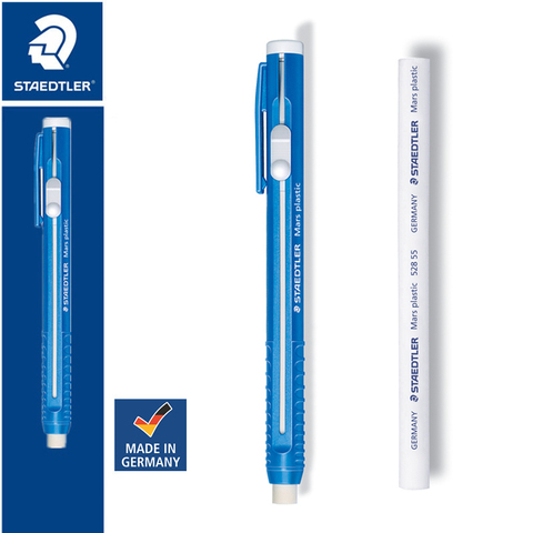 Staedtler automático tipo de rotulador 528 55 de recarga de la pintura de caucho estudiante Push-pull goma de borrar ► Foto 1/6