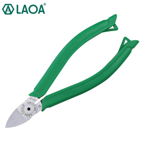 LAOA-Alicates diagonales de plástico CR-V, herramientas de corte lateral, cortador de Cable Eléctrico, 5/5, 5/6 pulgadas ► Foto 1/6