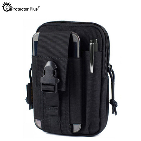 PROTECTOR PLUS-bolsa de accesorios Molle táctico, cinturón de cintura, bolsa de teléfono militar, senderismo, escalada, correr, viajes, paquetes multiusos ► Foto 1/6