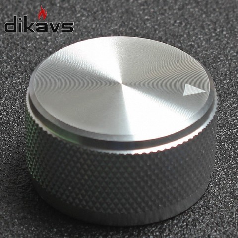 1 Uds. Perilla de aluminio de alta calidad perilla potenciómetro perilla de volumen de Audio pomo codificador 30*17 Mm-plata ► Foto 1/2