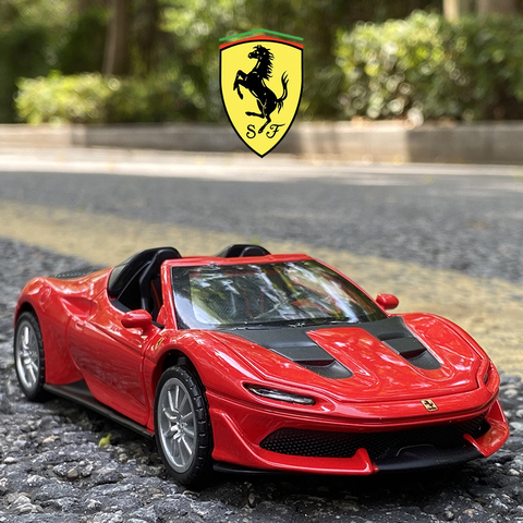 Envío Gratis 1:32 ferrari-J50 modelo de coche de aleación de coche fundido a presión de juguete modelo de coche con retroceso juguete de los niños coleccionables ► Foto 1/5