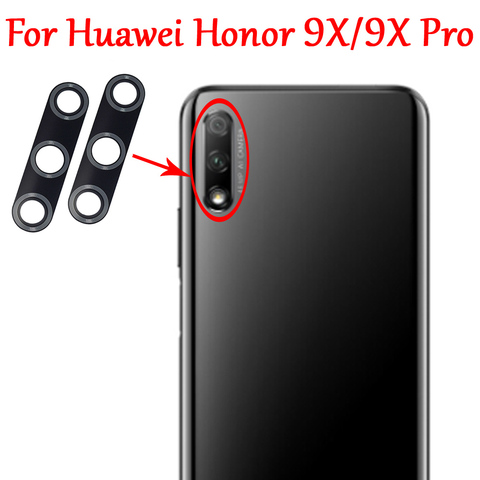 Cubierta de lente de cámara trasera de cristal, adhesivo de doble cara Original para HUAWEI Honor 9X y Honor 9X Pro, envío rápido, 2 uds., novedad de 100% ► Foto 1/3