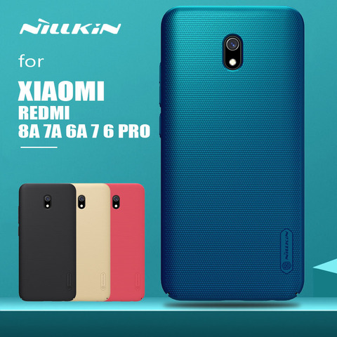 Para Xiaomi Redmi 8A 7A 7 6A 6 Pro caso Nillkin mate escudo cubierta trasera de PC duro para Xiaomi Redmi 8A 7A 6A 5A 7 6 Pro teléfono caso ► Foto 1/6