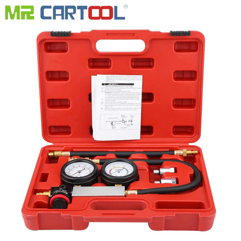 Mr Cartool-TU-21 probador de fugas de cilindro, conjunto de prueba de presión, cilindro de gasolina, Detector de fugas de compresión de motor, 4 Uds. ► Foto 1/6